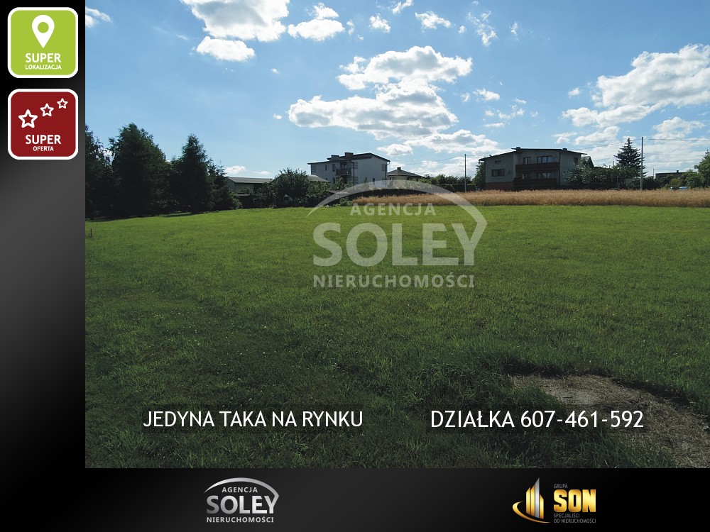 Nieruchomości: DZIAŁKA 607-461-592