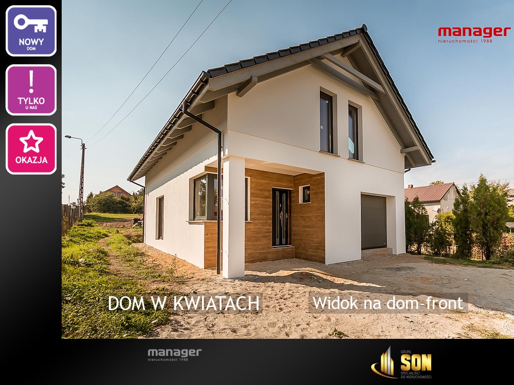 Nieruchomości: Widok na dom-front