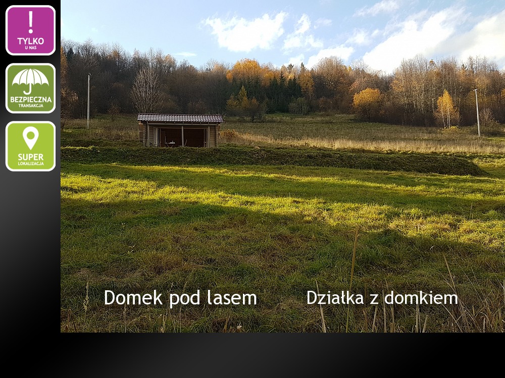 Nieruchomości: Działka z domkiem