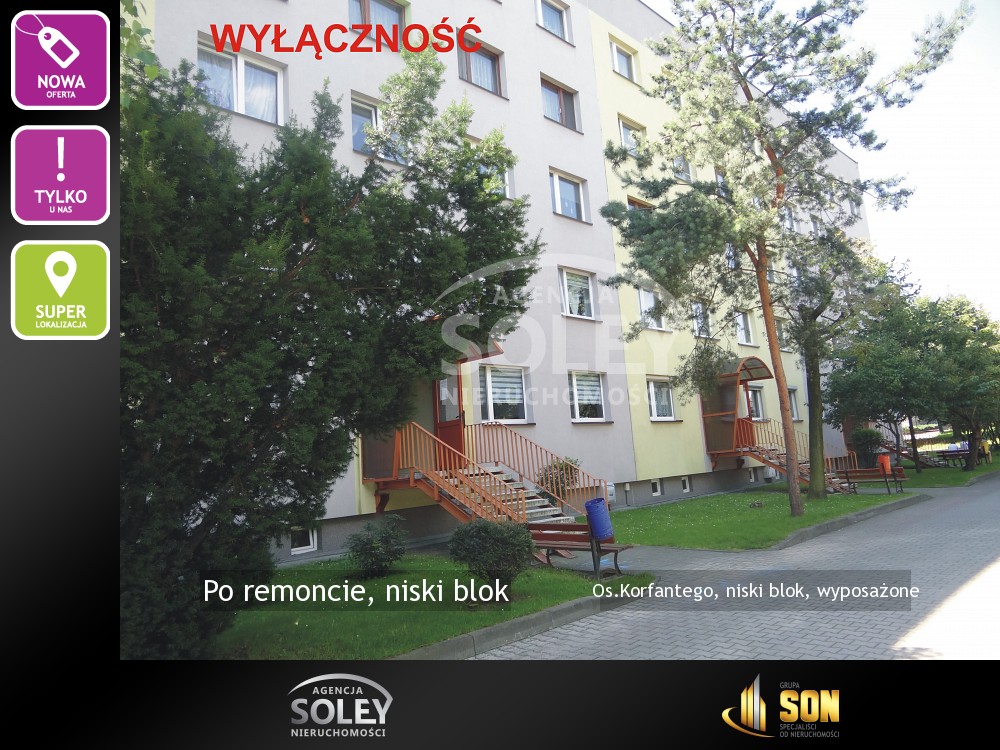 Os.Korfantego, niski blok, wyposażone