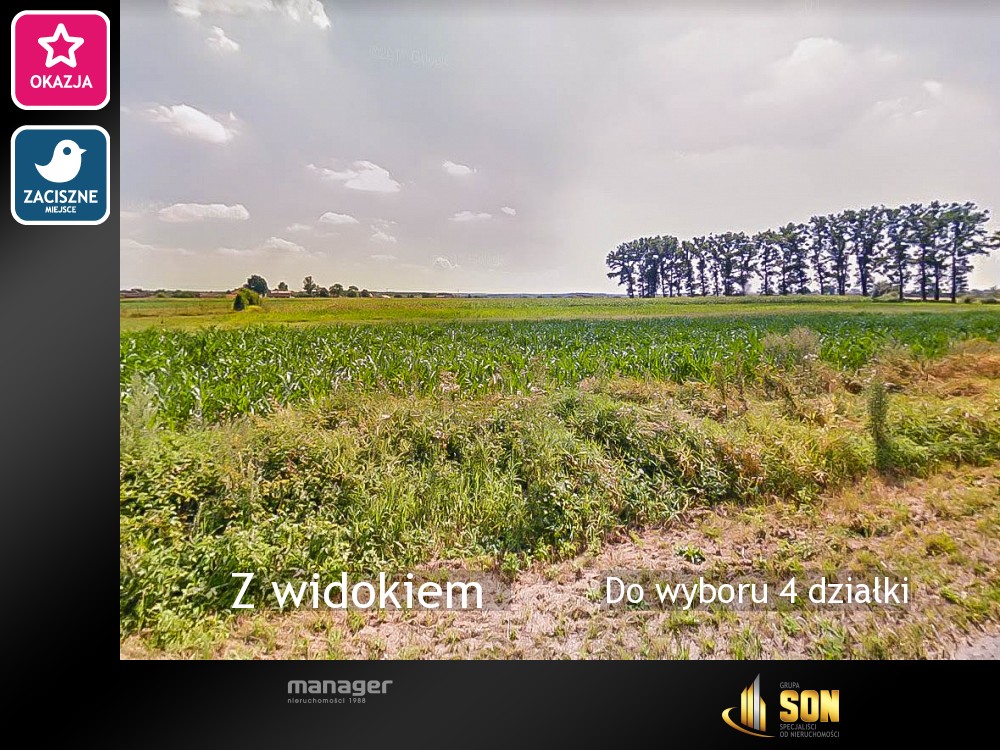 Nieruchomości: Do wyboru 4 działki