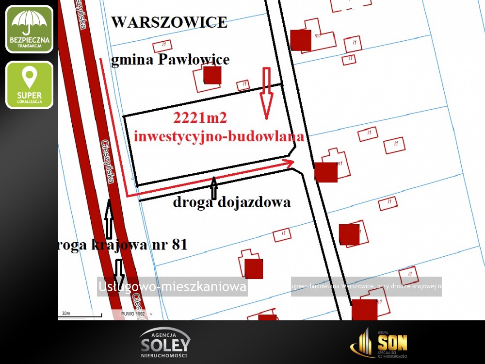Warszowice - Sprzedaż działki