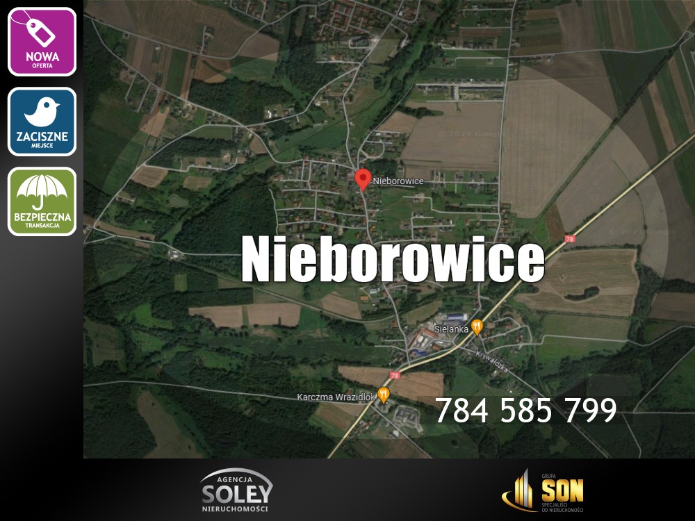 Nieborowice - Sprzedaż działki