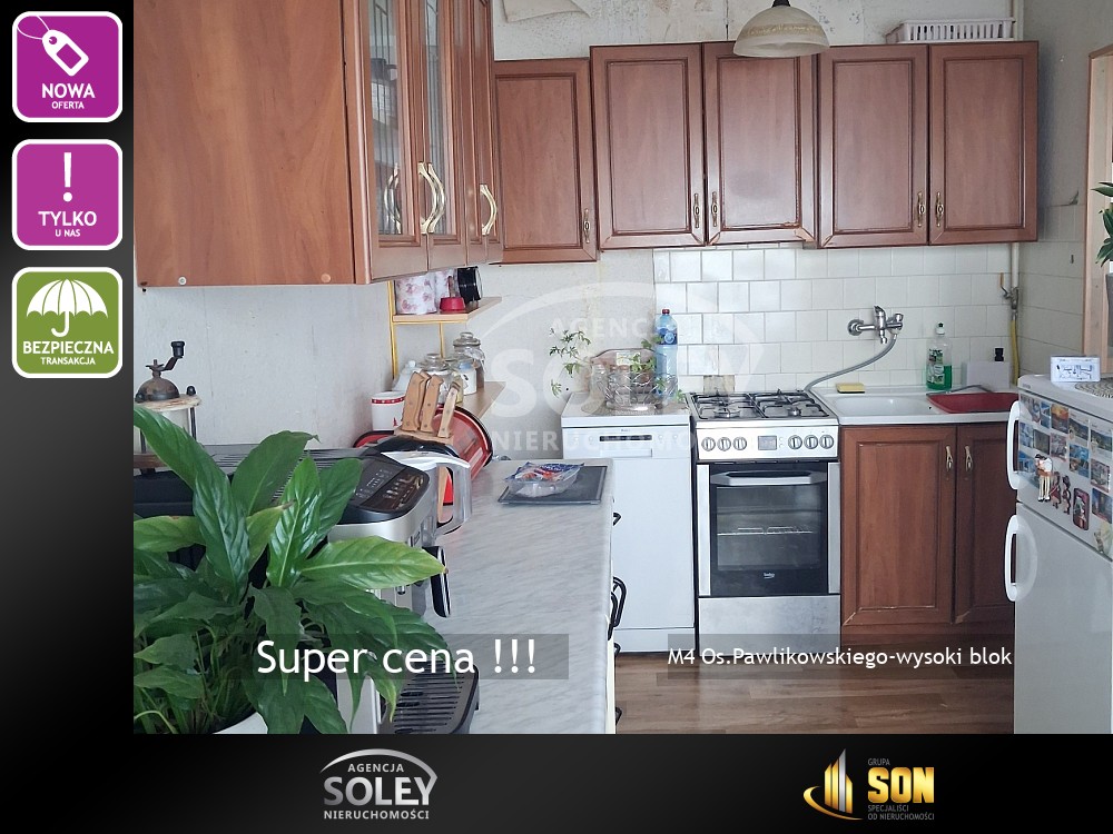 Nieruchomości: M4 Os.Pawlikowskiego-wysoki blok