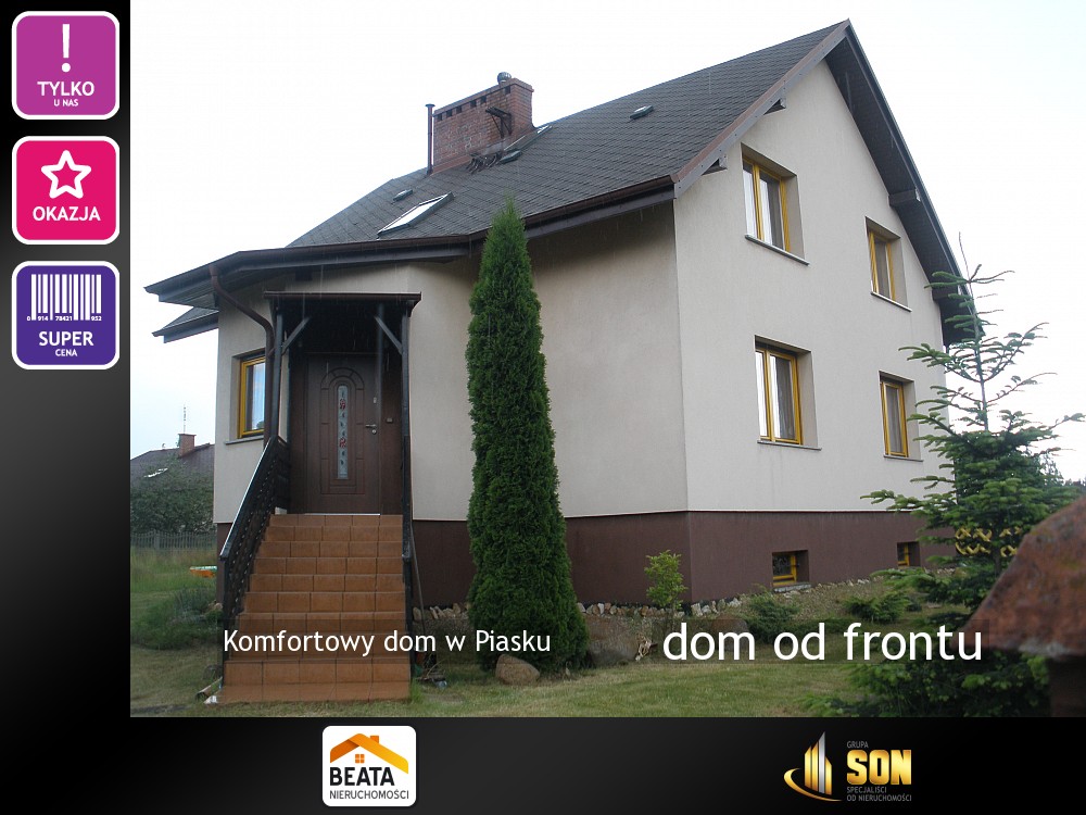 Nieruchomości: dom od frontu
