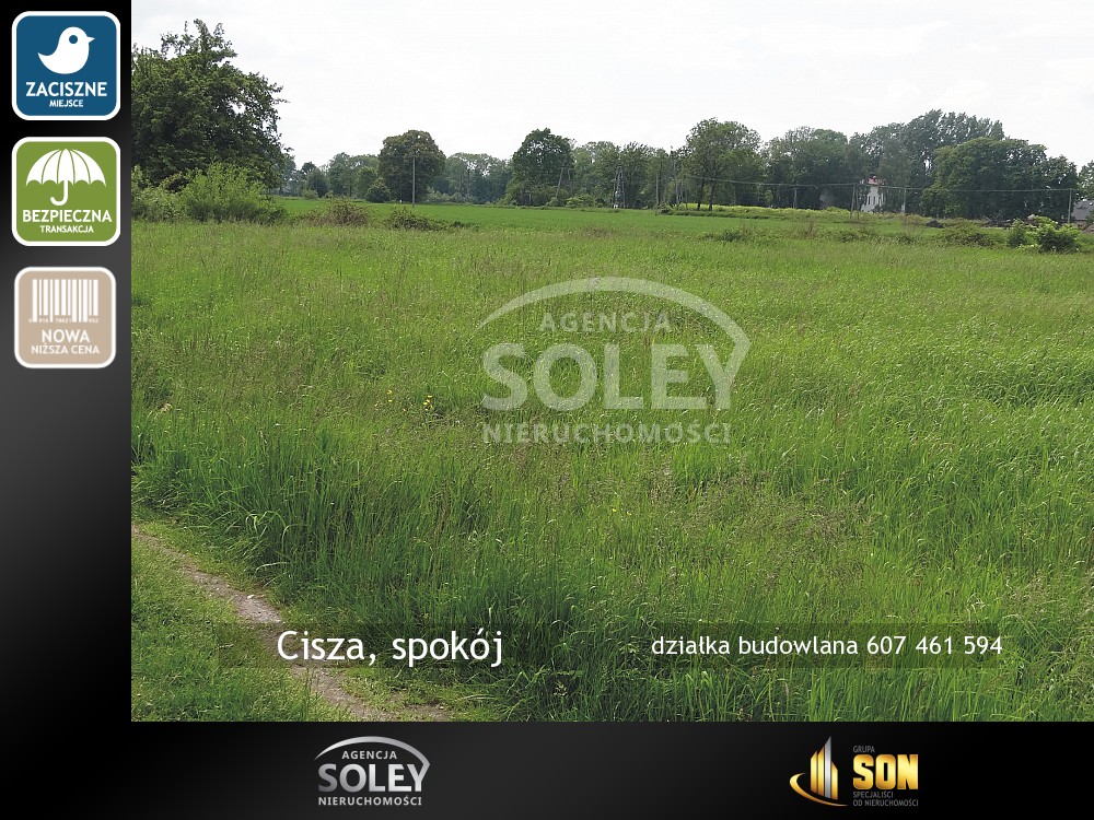 Nieruchomości: działka budowlana 607 461 594
