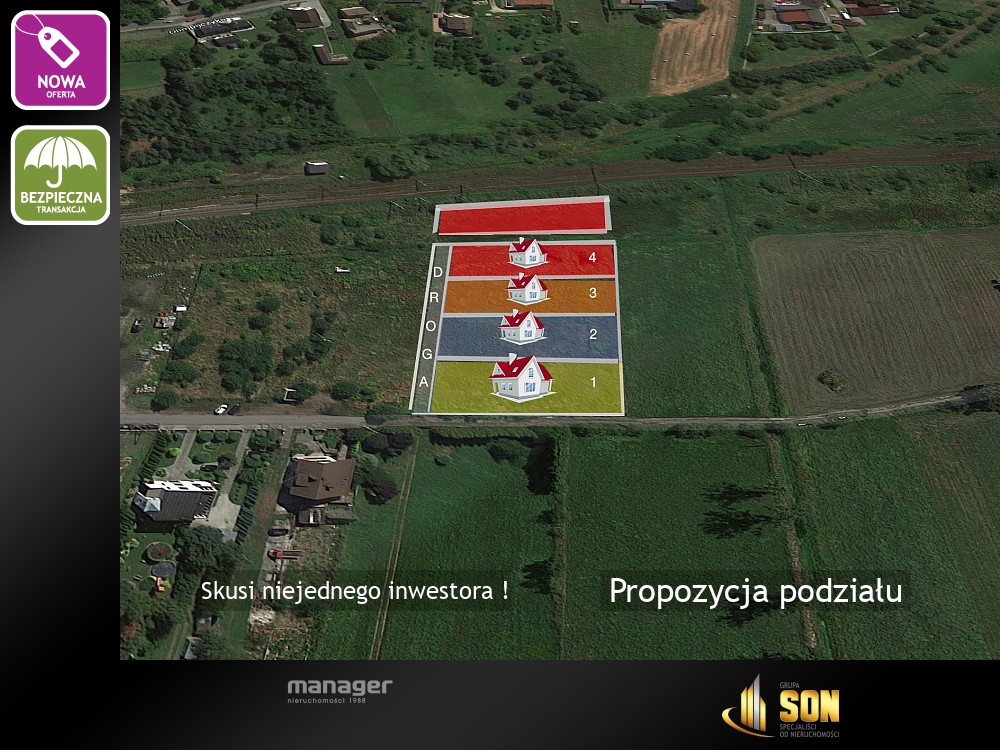 Nieruchomości: Propozycja podziału