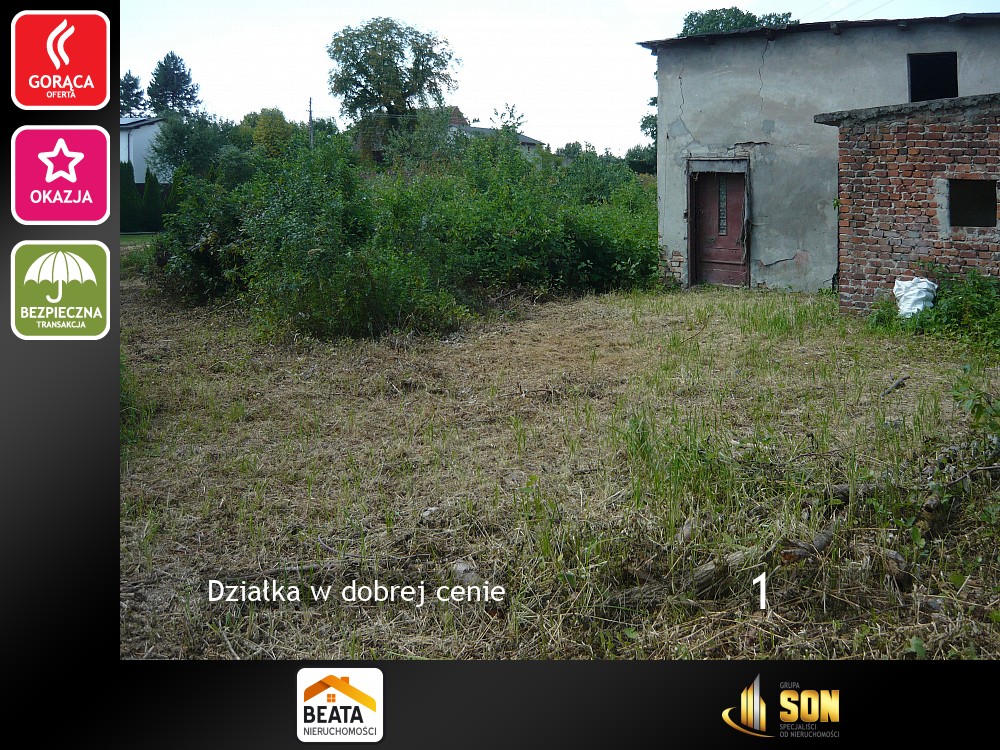 Połomia - Sprzedaż działki